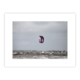Balai de kitesurf à Fort Bloqué, deux voiles ensemble pour un graphisme parfait